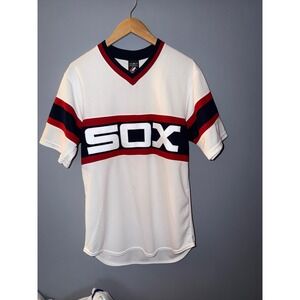 Majestic Chicago White Sox Baseball Jersey #10 White Red Blue Adult Size S